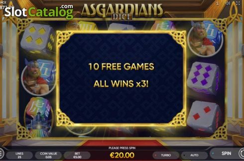 Скрин6. Asgardians Dice слот