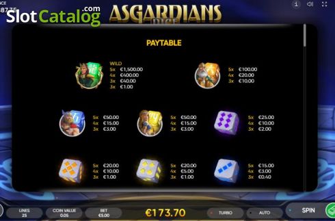 Скрин7. Asgardians Dice слот
