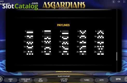 Скрин9. Asgardians Dice слот