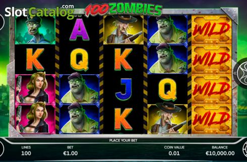 Скрин2. 100 Zombies слот