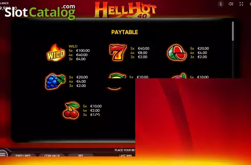 Скрин8. Hell Hot 40 слот