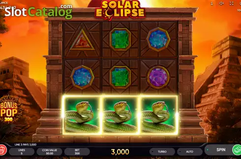 Скрин2. Solar Eclipse (Endorphina) слот