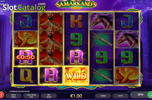 Скрин3. Samarkand's Gold слот