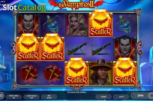Скрин7. The Vampires 2 слот