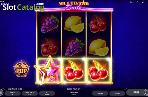Скрин4. Multistar Fruits слот