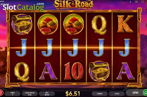 Скрин4. Silk Road (Endorphina) слот