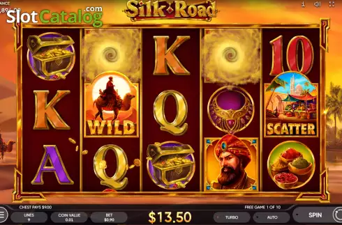 Скрин9. Silk Road (Endorphina) слот