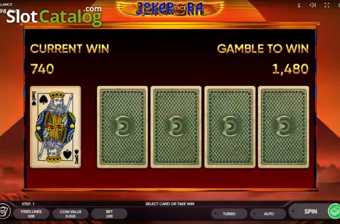 Скрин5. Joker Ra Dice слот