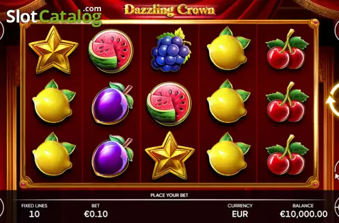 Скрин2. Dazzling Crown слот