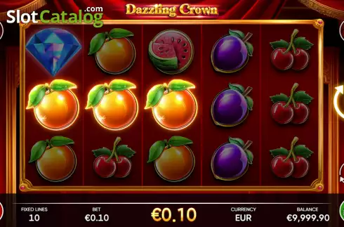 Скрин3. Dazzling Crown слот