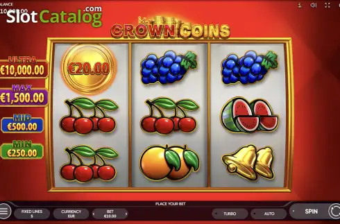 Скрин2. Crown Coins слот