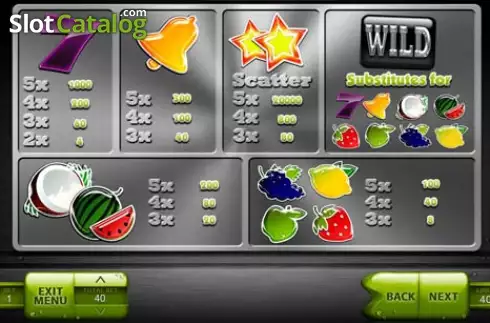 Скрин3. Fresh Fruits (Endorphina) слот