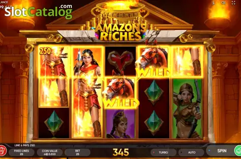 Скрин6. Amazons Riches слот