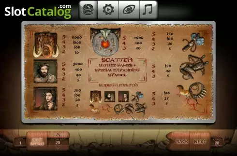 Скрин3. Stone Age (Endorphina) слот