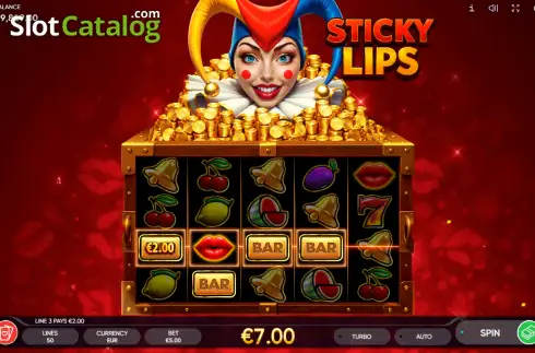 Скрин3. Sticky Lips слот