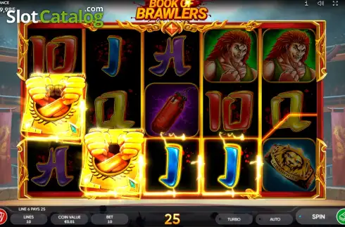Скрин3. Book of Brawlers слот