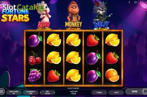 Скрин2. Fortune Stars слот