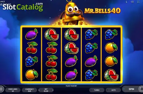 Скрин2. Mr. Bells 40 слот