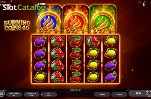 Скрин2. Burning Coins 40 слот