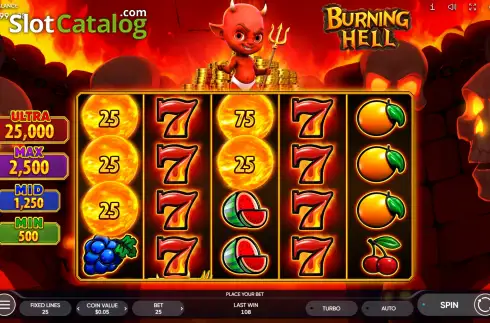 Скрин2. Burning Hell слот