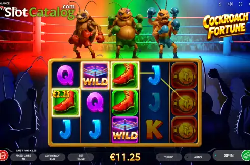 Скрин3. Cockroach Fortune слот