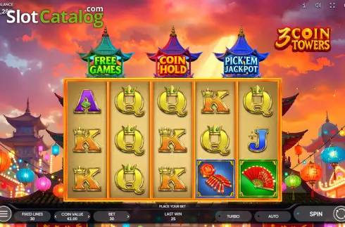 Скрин2. 3 Coin Towers слот