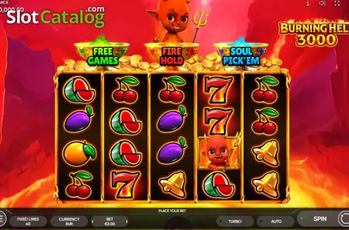 Скрин2. Burning Hell 3000 слот