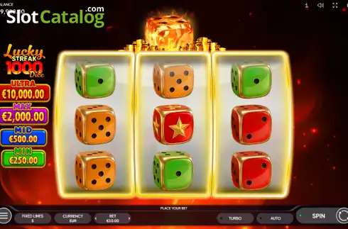 Скрин2. Lucky Streak 1000 Dice слот