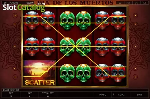 Скрин2. Dia de Los Muertos (Endorphina) слот