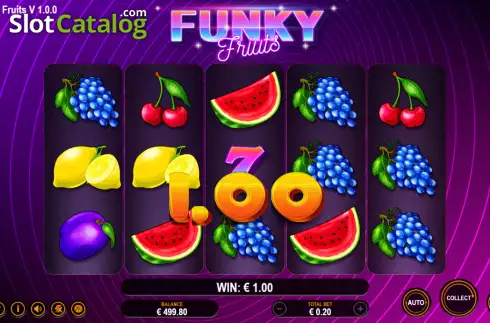 Скрин3. Funky Fruits (Enrich Gaming) слот