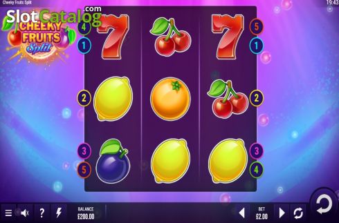 Скрин2. Cheeky Fruits Split слот