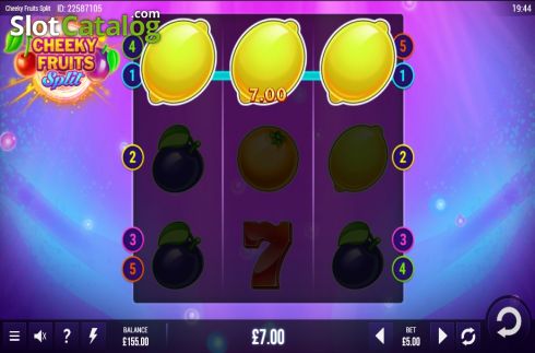 Скрин3. Cheeky Fruits Split слот