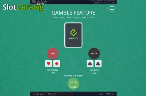 Скрин6. BlackJack (Esa Gaming) слот