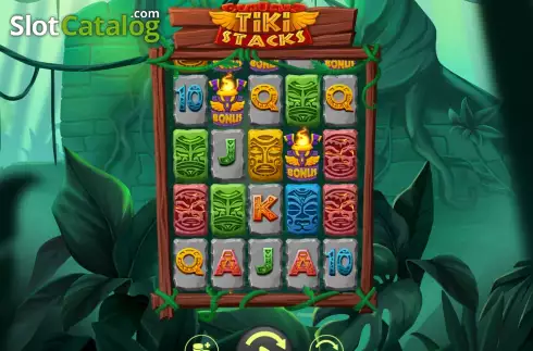 Скрин2. Tiki Stacks слот