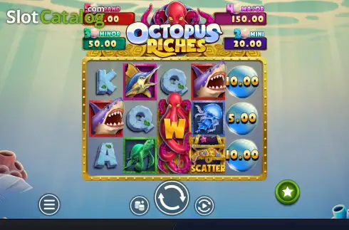Скрин2. Octopus Riches слот