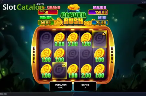 Скрин3. Clover Rush слот