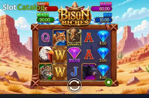 Скрин2. Bison Riches слот