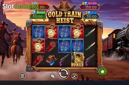 Скрин2. Gold Train Heist слот