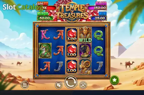 Скрин2. Temple of Treasures слот