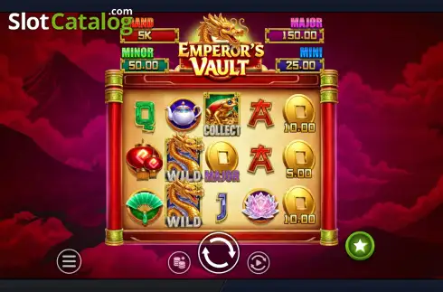 Скрин2. Emperor's Vault слот