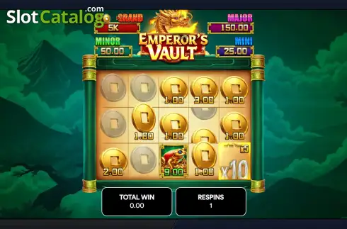 Скрин3. Emperor's Vault слот