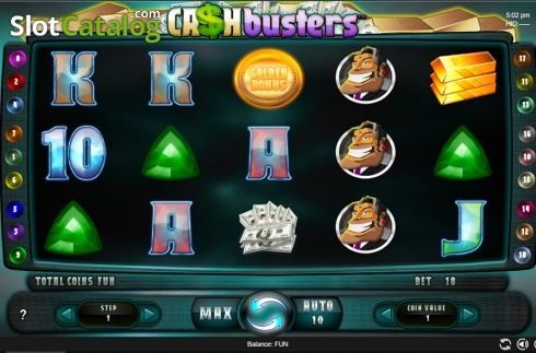 Скрин3. Cash Busters (Espresso Games) слот