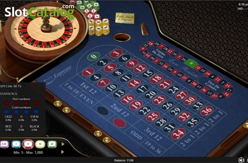 Скрин3. Euro Roulette (Espresso Games) слот