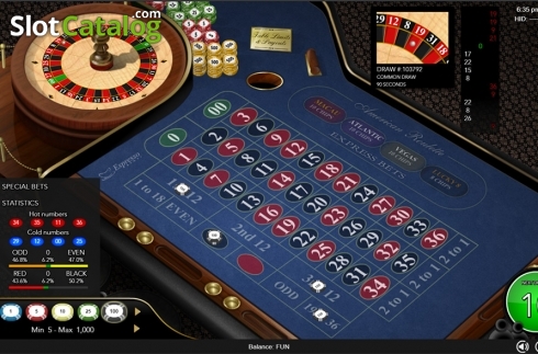 Скрин4. Global American Roulette слот