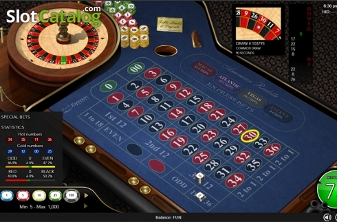 Скрин5. Global American Roulette слот