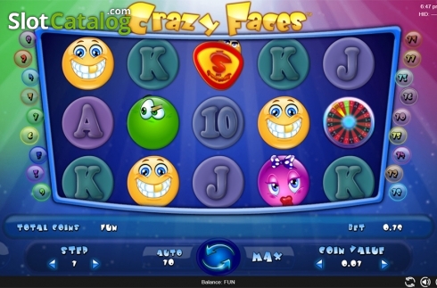 Скрин4. Crazy Faces слот