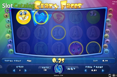 Скрин5. Crazy Faces слот