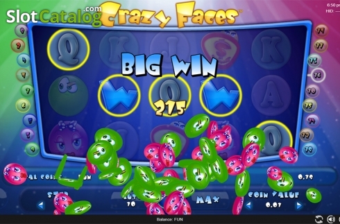 Скрин6. Crazy Faces слот