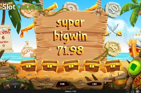 Скрин4. Treasure Island (Espresso Games) слот