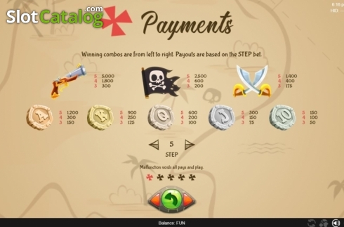 Скрин8. Treasure Island (Espresso Games) слот